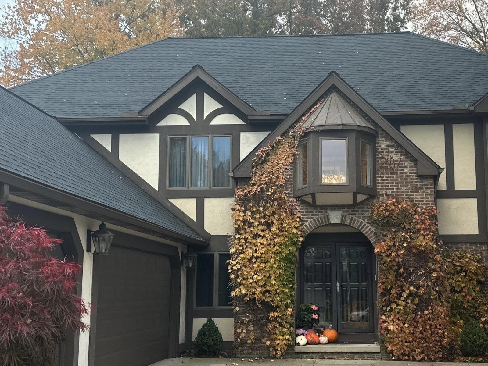 Classic Charm Meets Modern Protection - Westlake Home Gets Charcoal Roof and Espresso Siding Refresh - Westlake roofing project